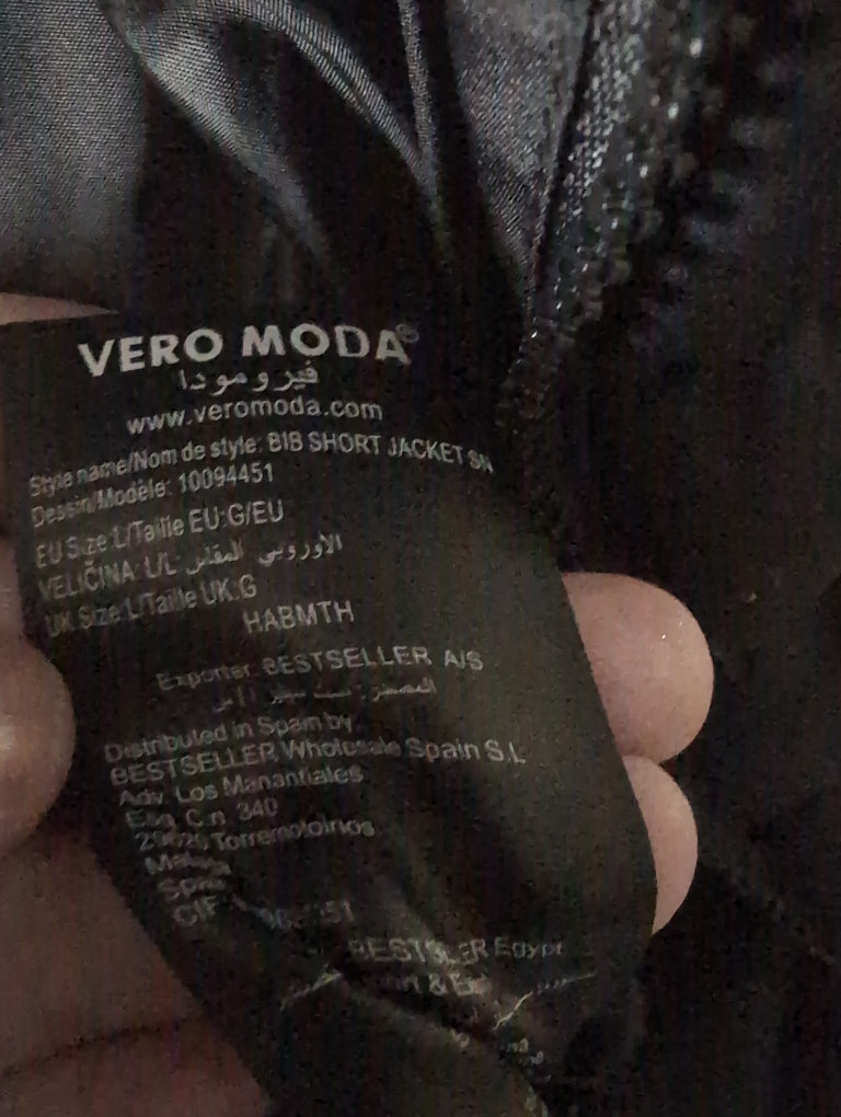 Vero Moda Bib Short Jacket, size L - photo 3