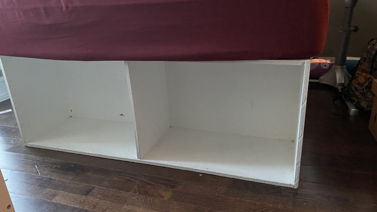 Homemade Queen bed frame with Storage - photo 2