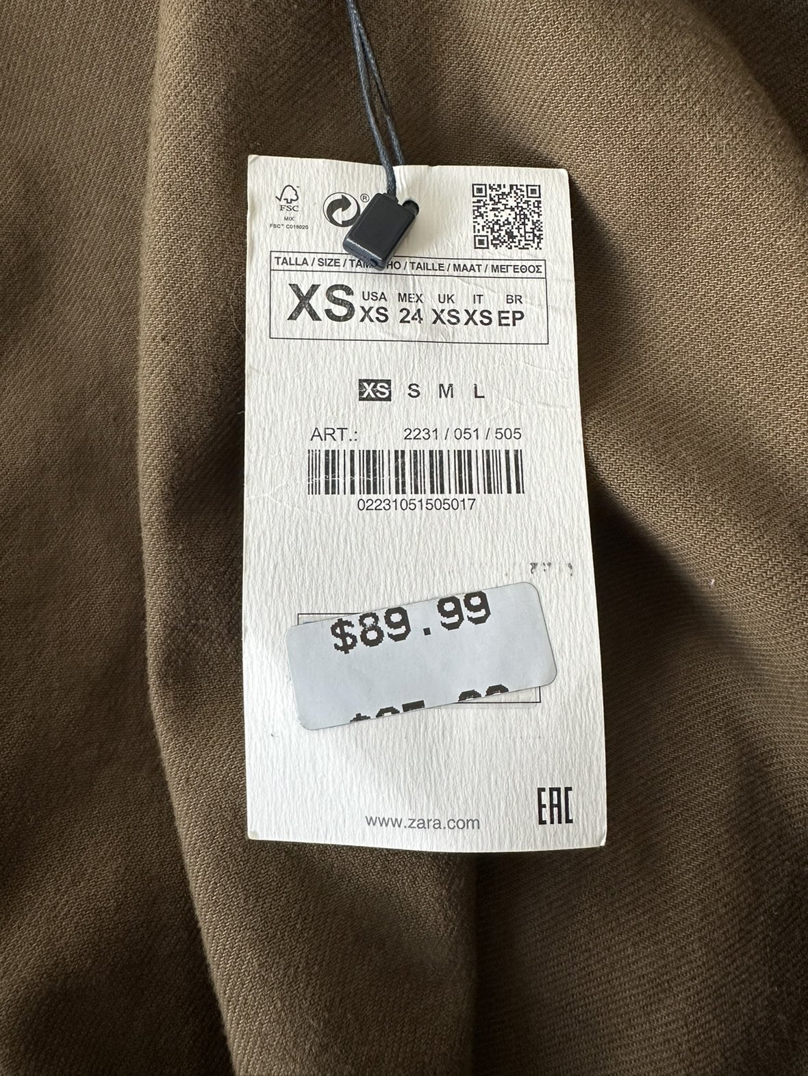 *NEW* ZARA Military Hooded Long Jacket - photo 5
