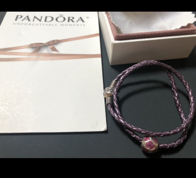 💜Pandora Bracelet Leather - photo 2