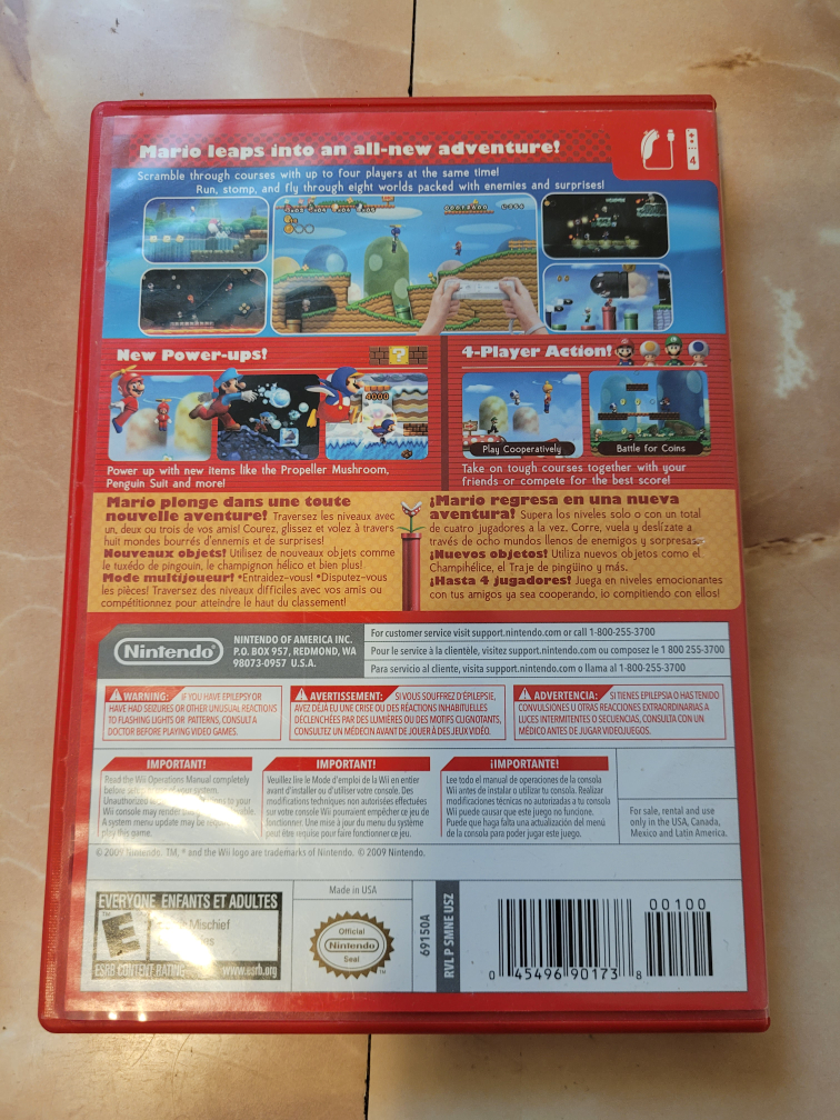 🍄SUPER MARIO BROS Wii⭐️ SCOOBY DOO MYSTERY MAYHEM GAMECUBE🎮 image indicator(5)