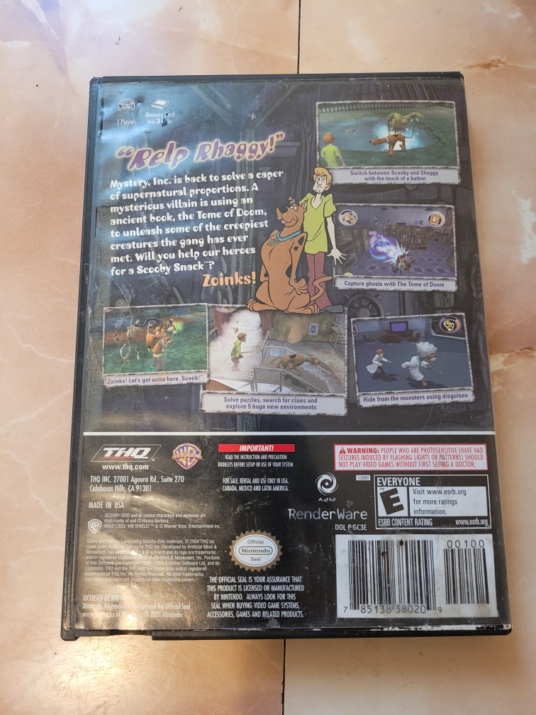 🍄SUPER MARIO BROS Wii⭐️ SCOOBY DOO MYSTERY MAYHEM GAMECUBE🎮 image indicator(9)