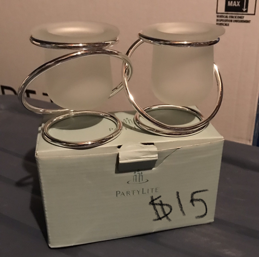 Partylite candle holders
