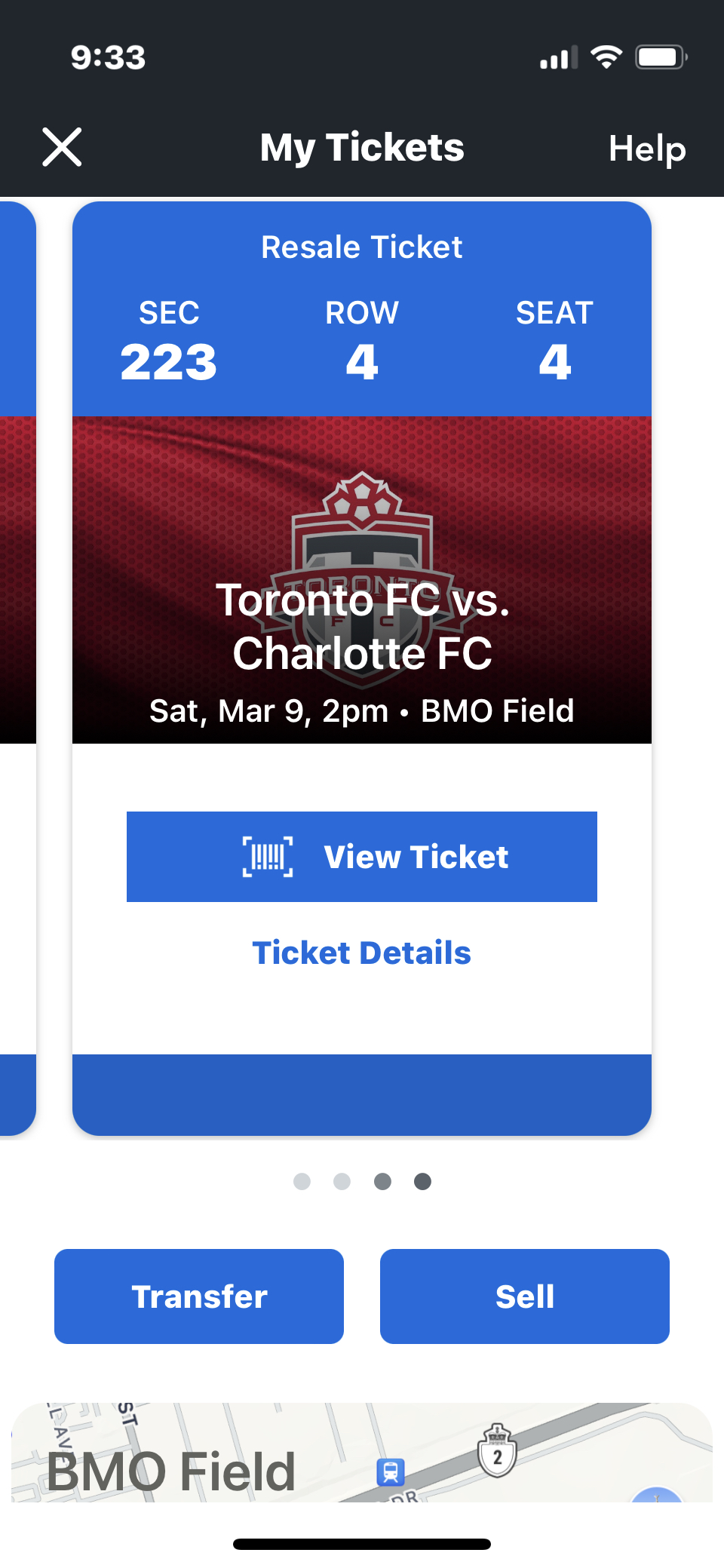 4x Tkts to Toronto FC vs Charlotte FC March 9 - photo 2