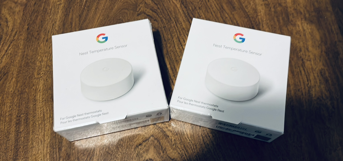 2 Google Nest Temperature Sensors