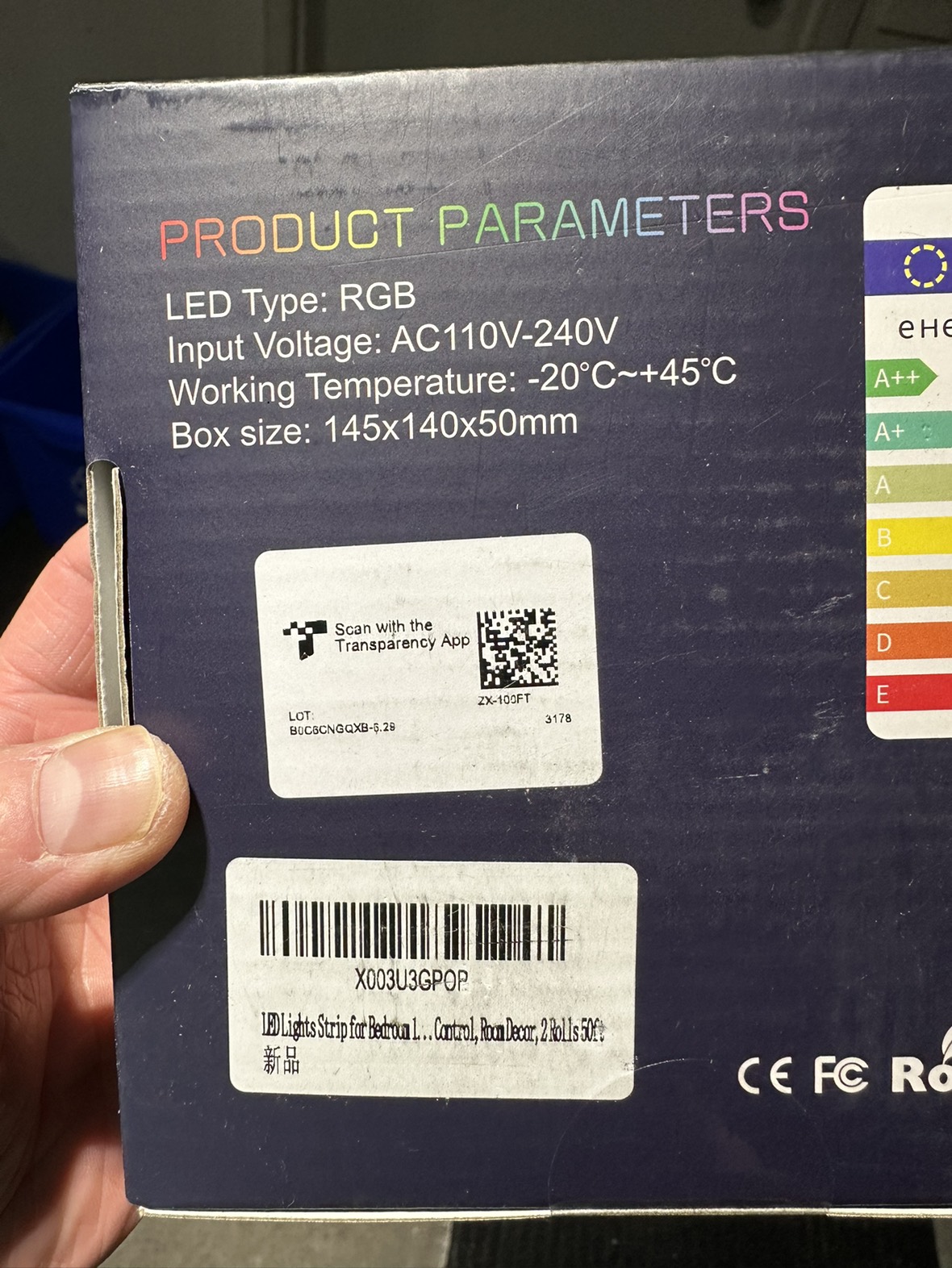 LED String Lights RGB Colour 2 Rolls of 50ft - photo 2