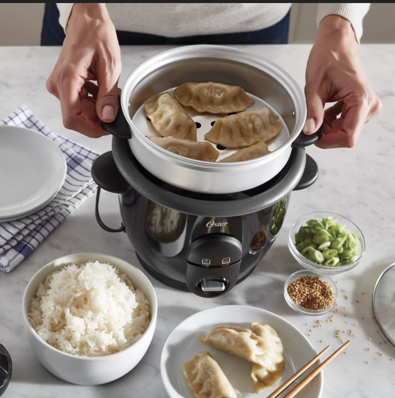 Oster DiamondForce 6 Cup Nonstick Electric Rice Cooker - photo 5