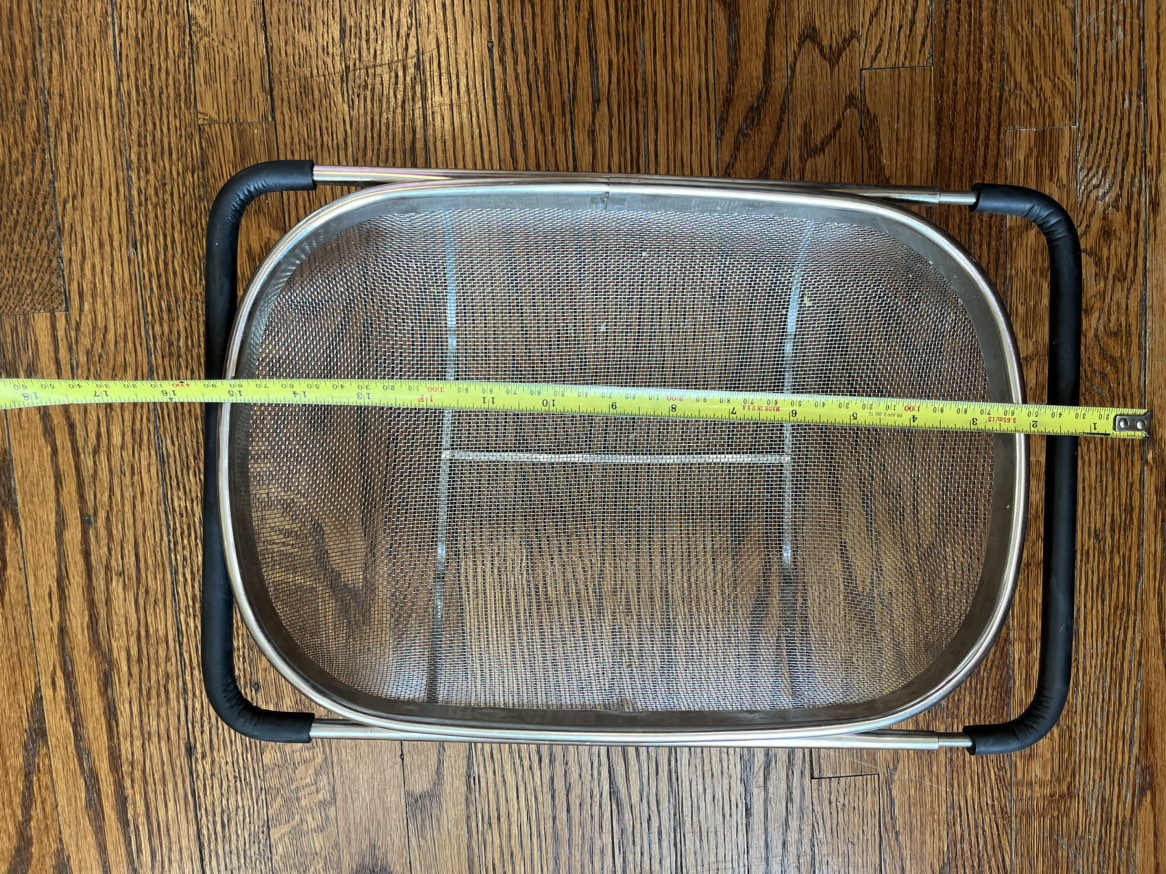 Stainless steel sink basket - photo 3