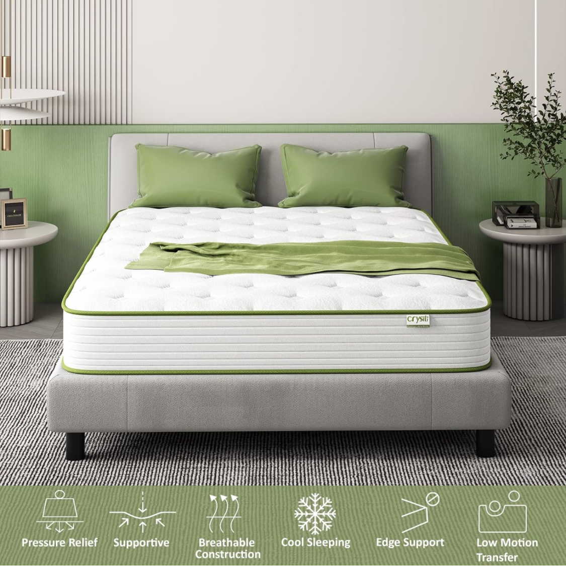 Queen mattress, medium firm - photo 5