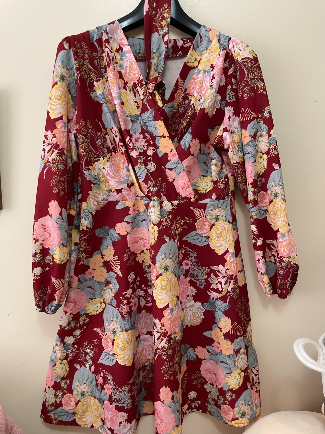 🥕Spring/summer dress with fabric belt - fits small to medium thumbnail