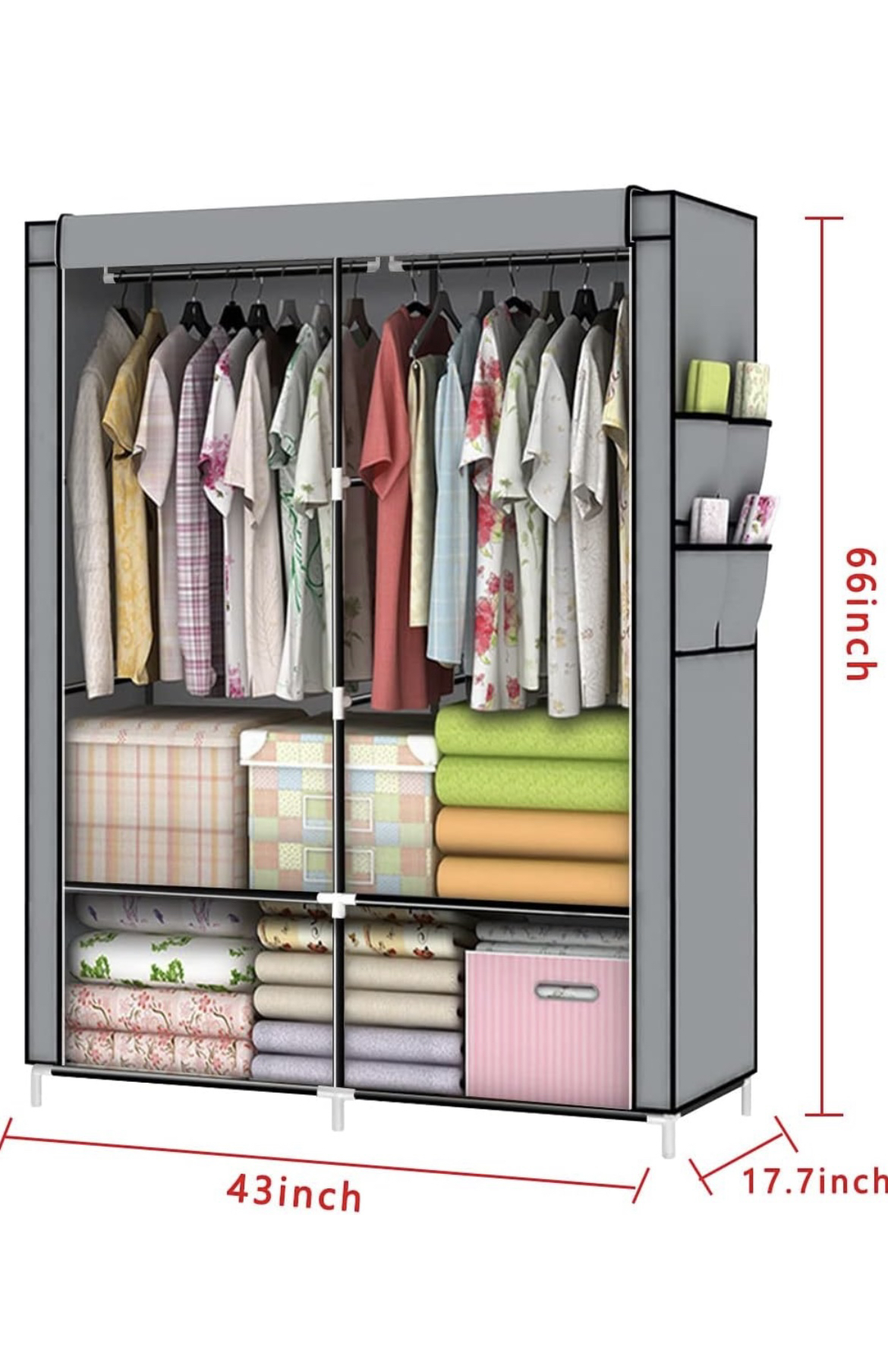 43” portable closet - photo 5