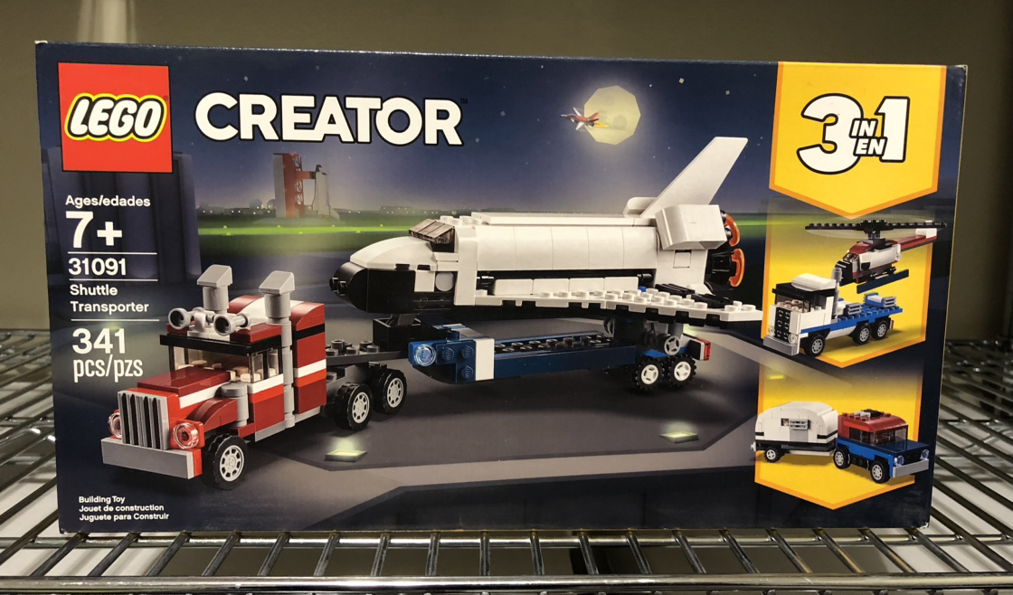 LEGO 31091 Shuttle Transporter Truck Space 3 in 1 Creator