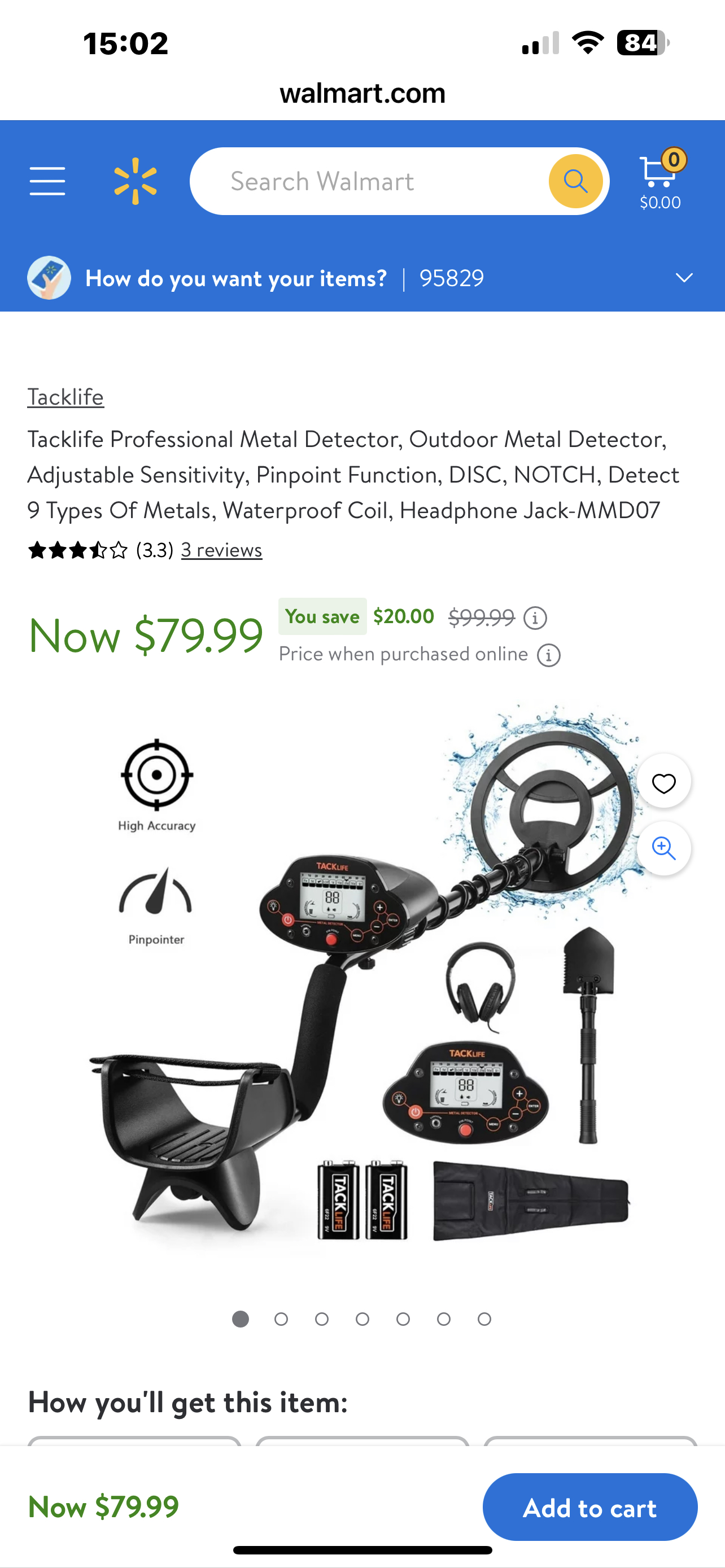 Tacklife Professional Metal Detector, Outdoor Metal Detector - photo 2