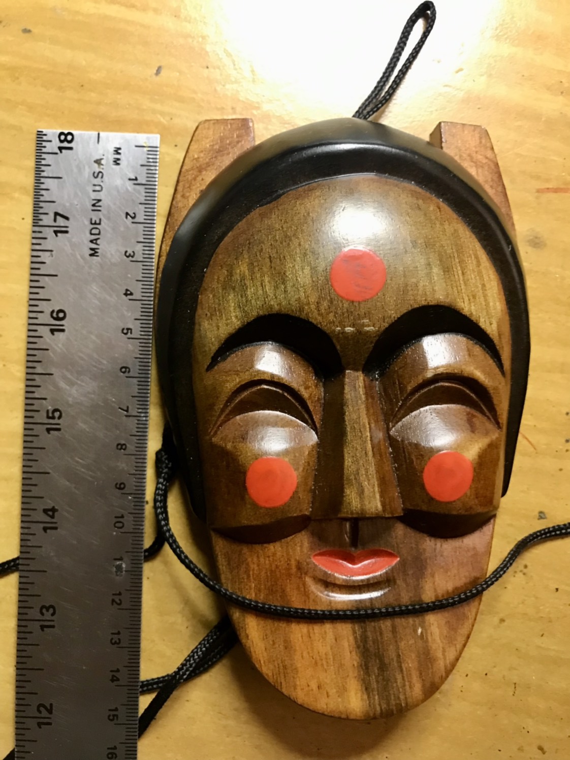 🥕Wood carved masks - photo 2