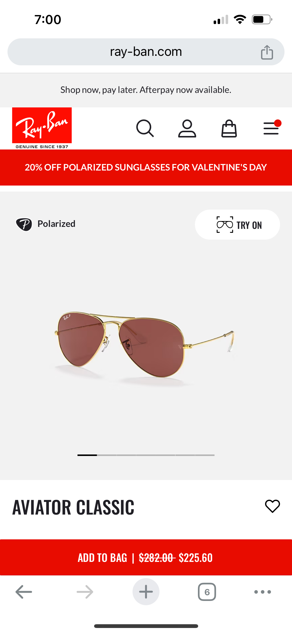 *NEW* RayBan Aviator Classic image indicator(7)