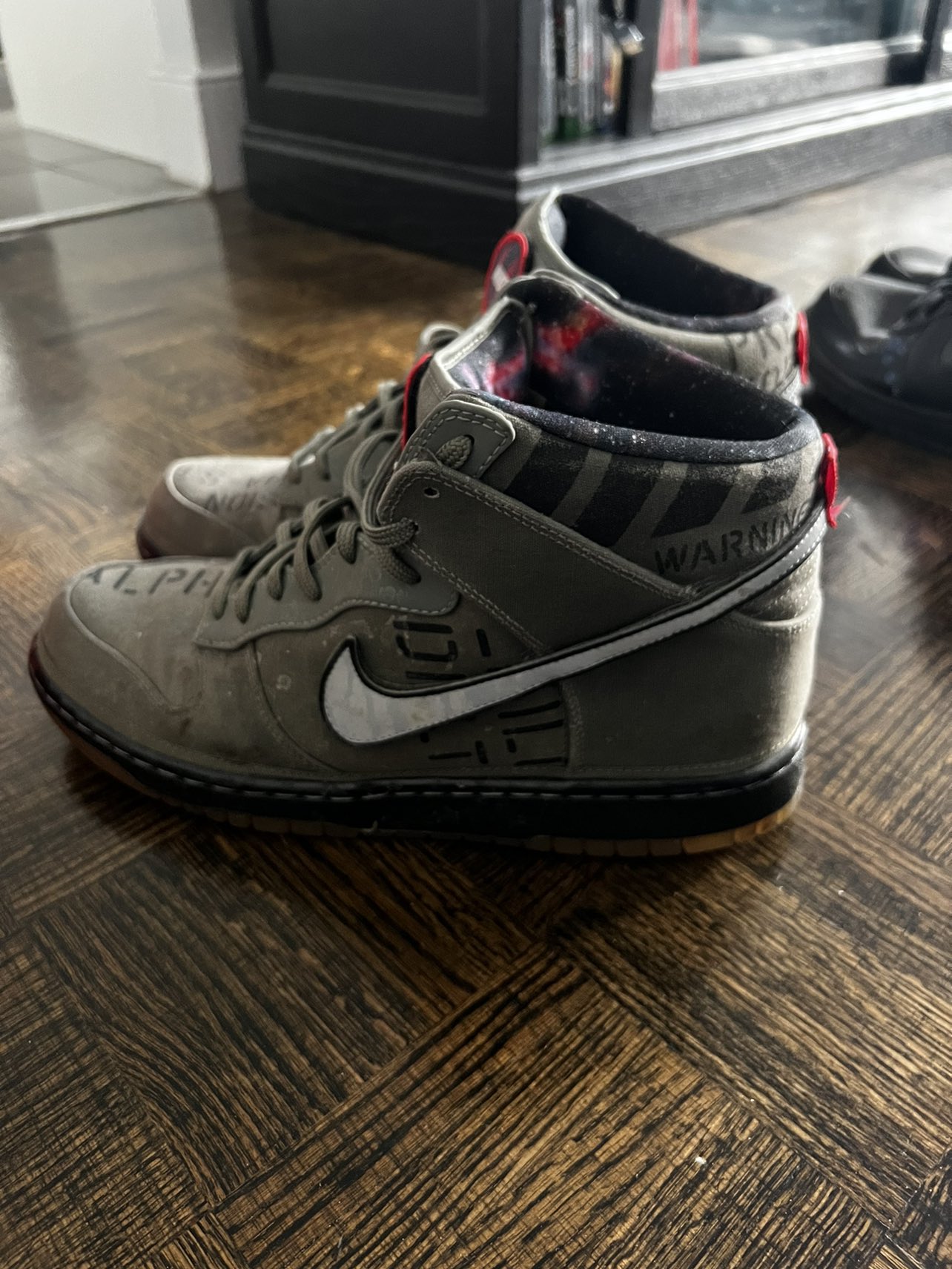 Nike dunk high premium QS Galaxy rogue green