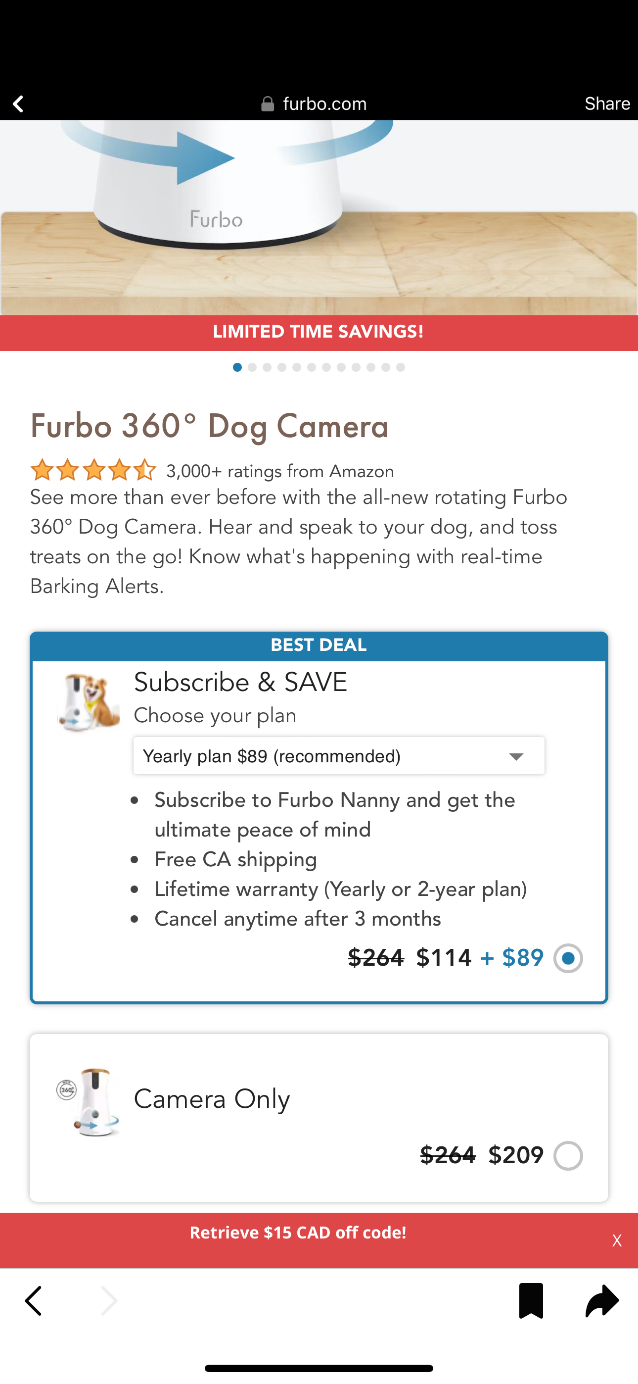 Furbo pet camera image indicator(5)