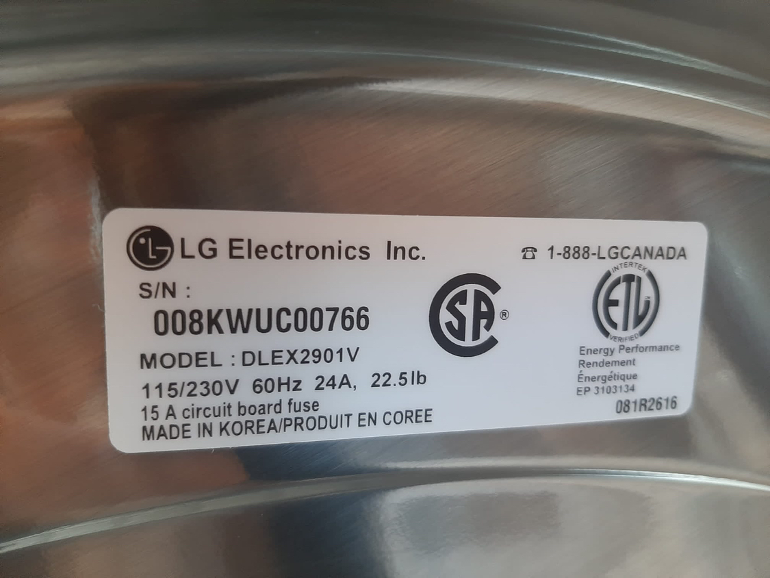 LG Washer and Dryer - photo 5