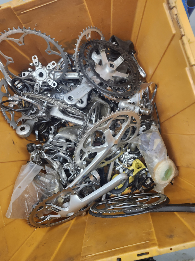 assortment of bike cranks - photo 3