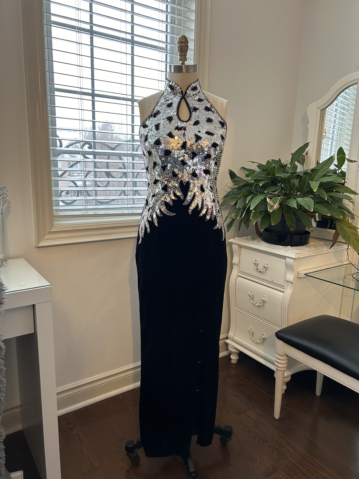 Vintage 1990’s sequinned gown