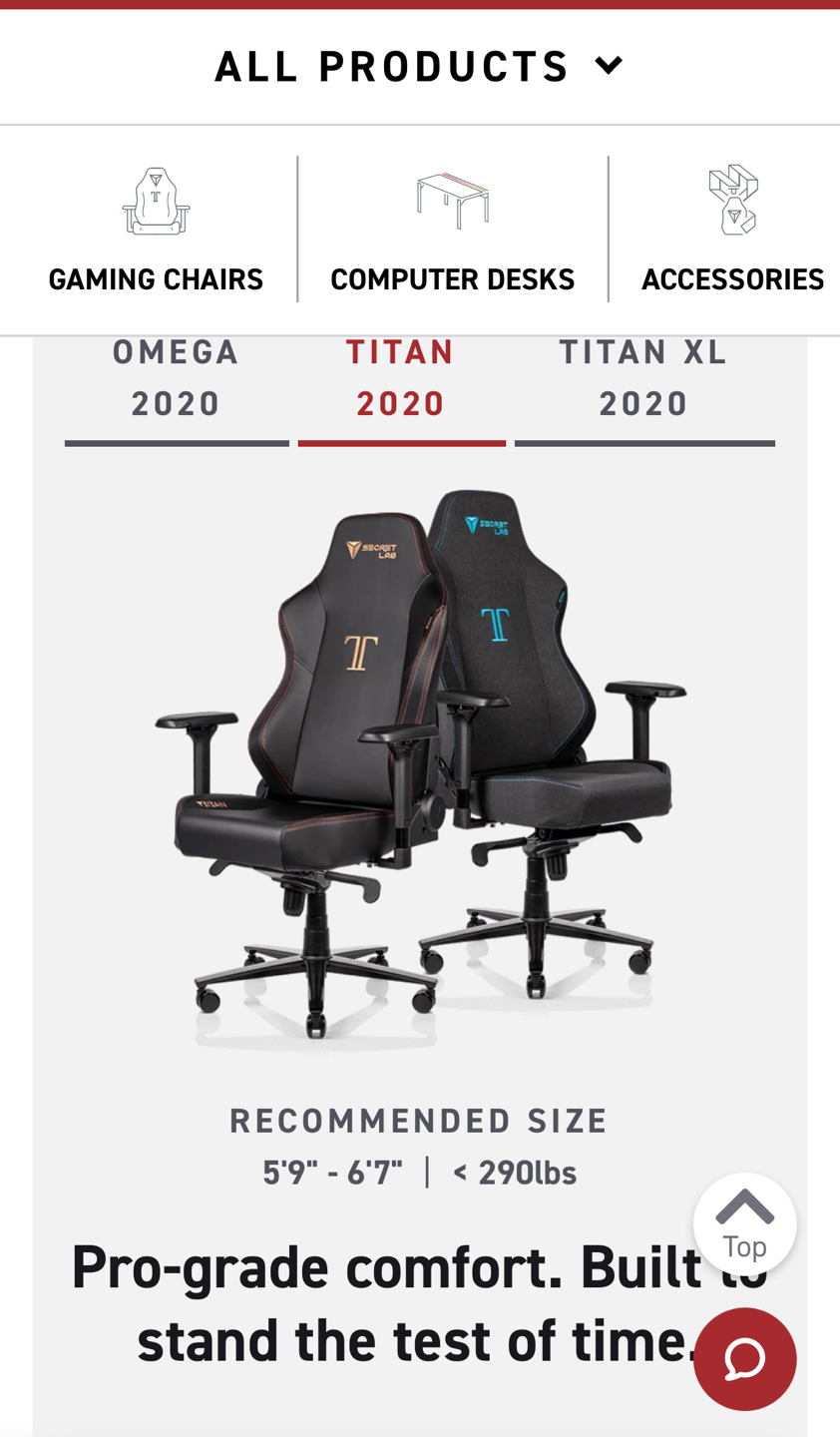 Secretlab TITAN  gaming chair - photo 5