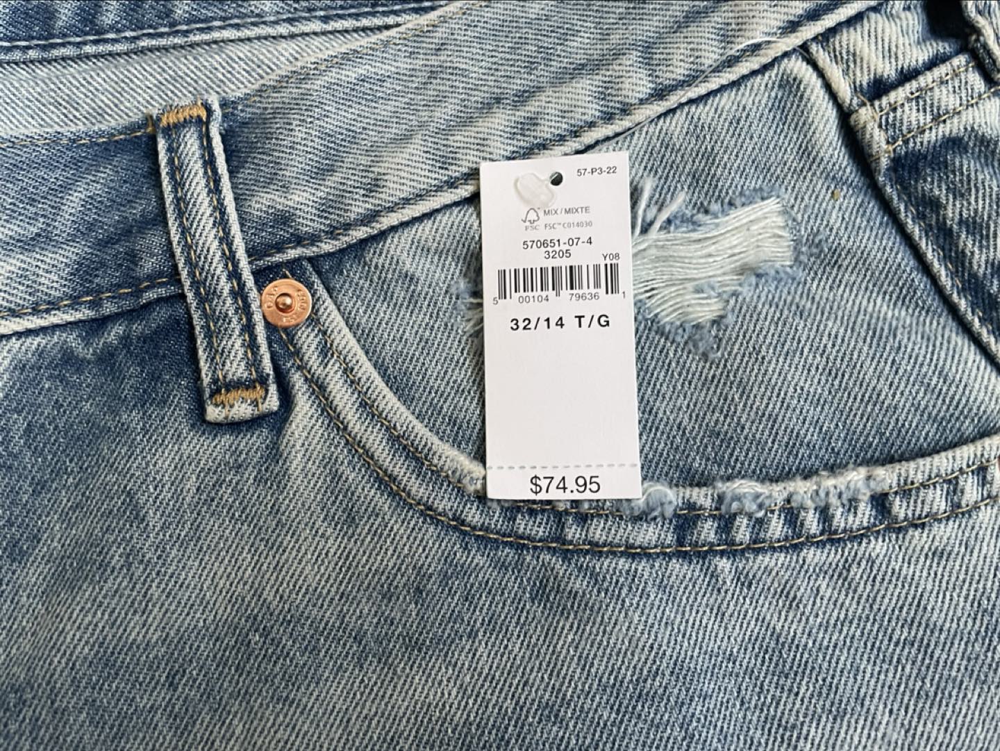 Gap low rise jean shorts brand new - photo 3