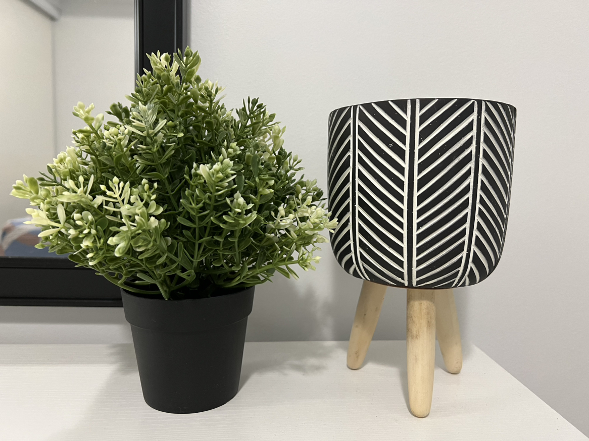 plant pot/ plant stand with plant - photo 4
