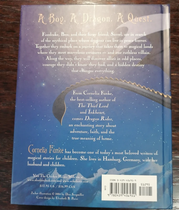 Hardcover Fiction Book: Dragon Rider 🐲 - photo 2