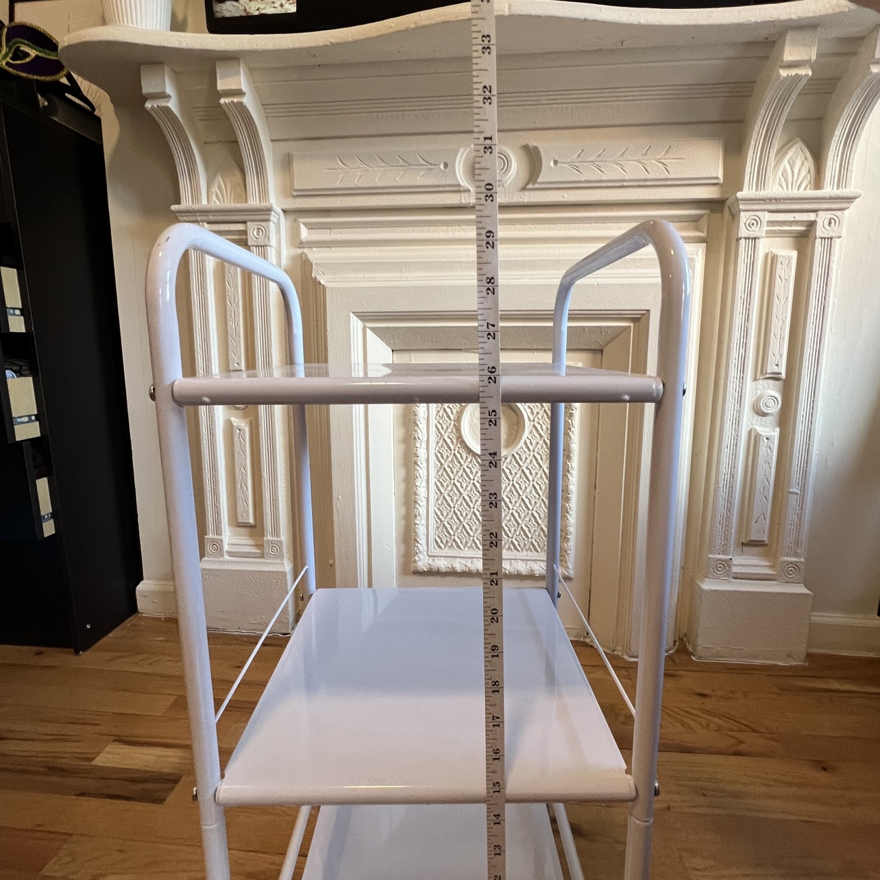 White metal shelf unit - photo 4