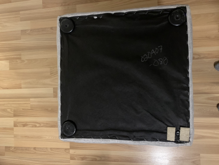 Grey ottoman solid cube image indicator(5)