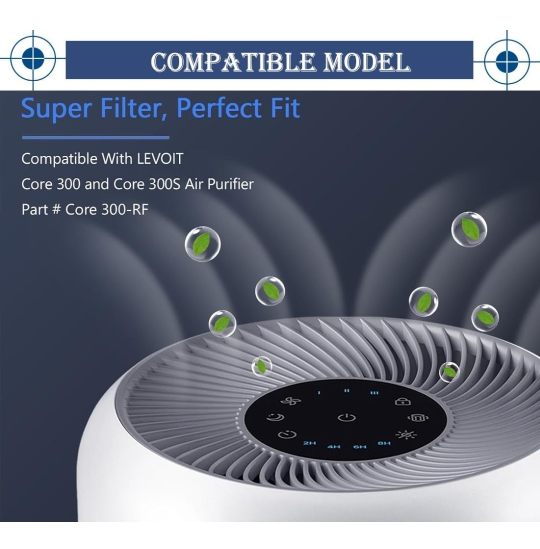 2 x Core 300 Replacement Filters LEVOIT Core 300 - True HEPA - photo 3