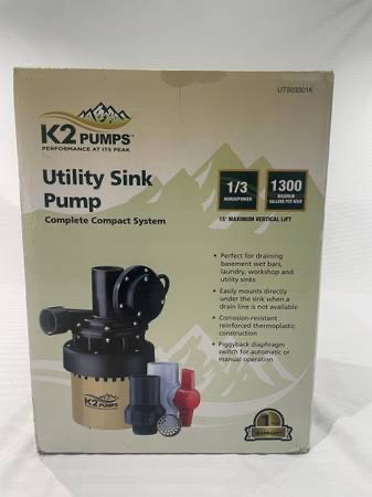 K2 Pumps 1/3 HP Utility Sink Pump thumbnail