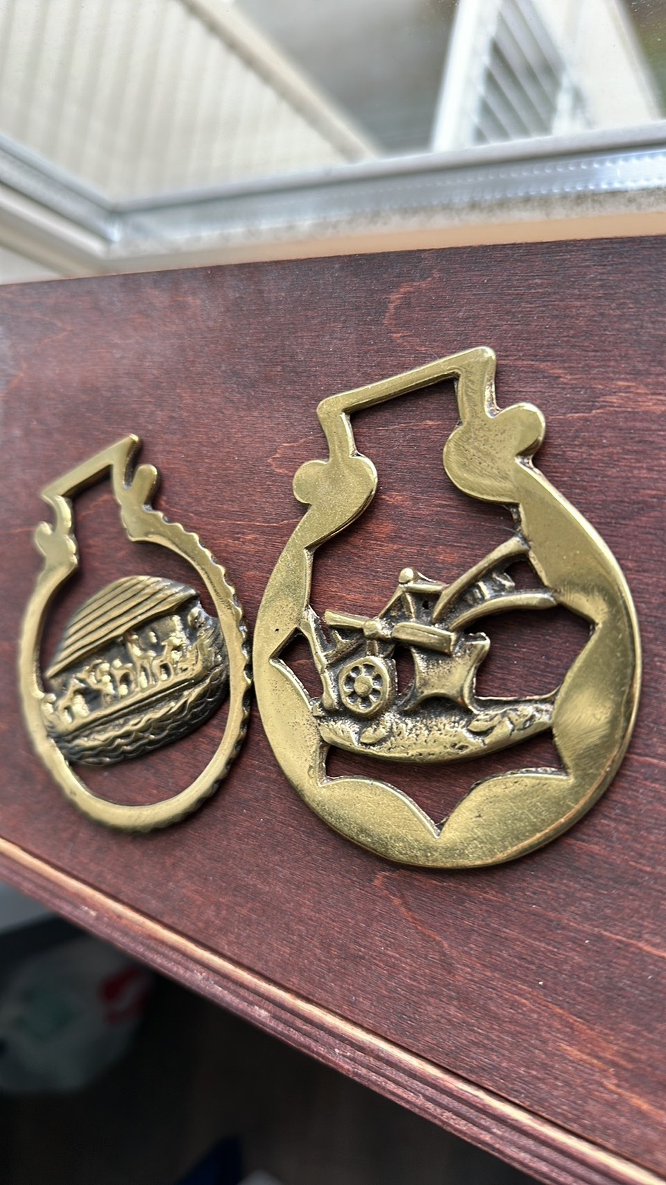 Vintage Horse Solid Brass Lot image indicator(2)