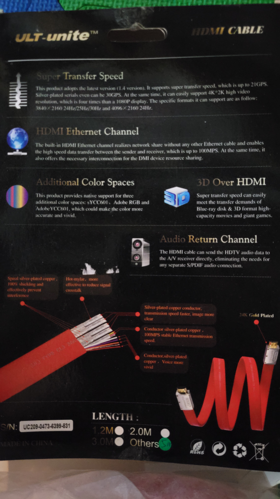 high quality HDMI flat cable #🏈 image indicator(2)