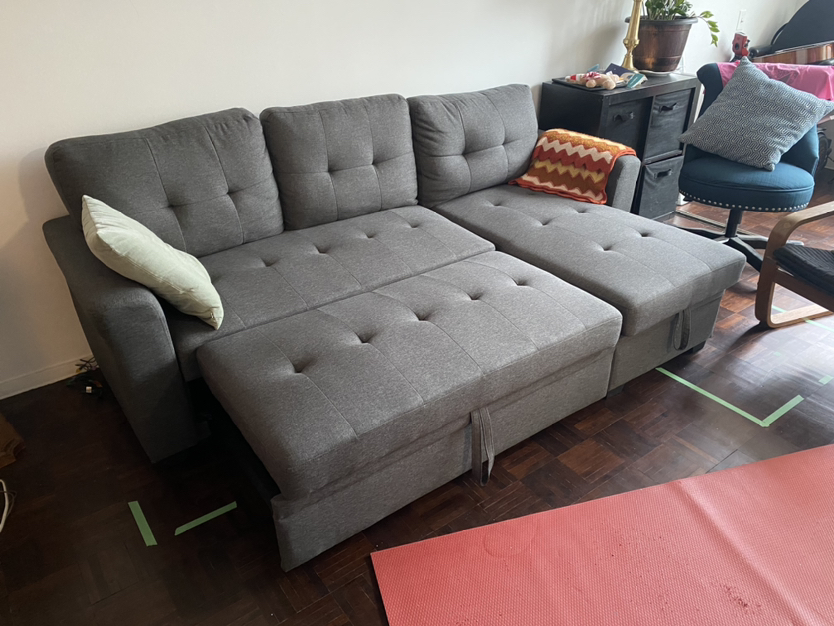 L shaped Couch/Bed - good for small spaces - photo 3
