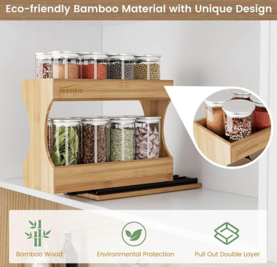 Spice Rack Organizer for Cabinet - photo 2