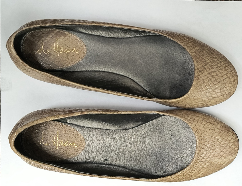 Cole Haan Snakeskin Flat Shoes