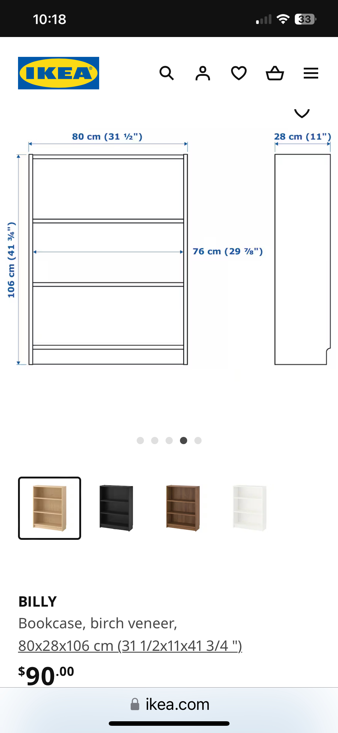 Billy bookcase - photo 3
