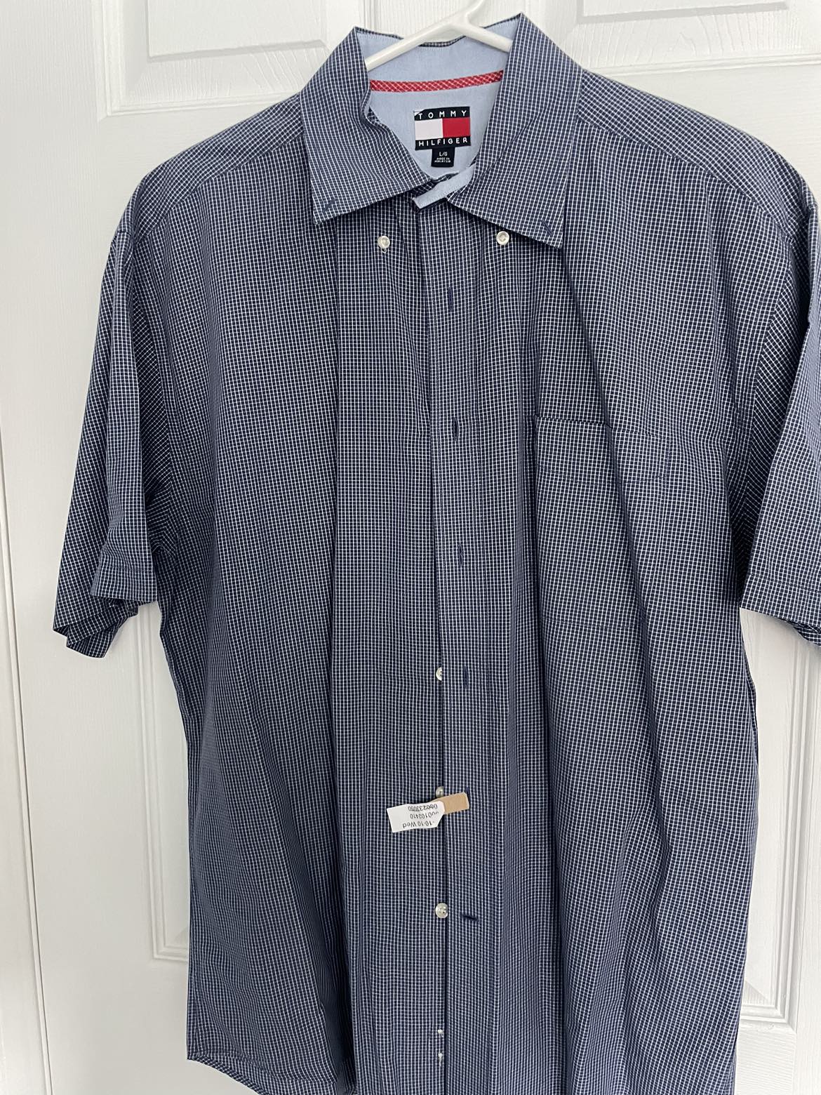 Men’s Tommy Hilfiger short sleeve collared shirt thumbnail