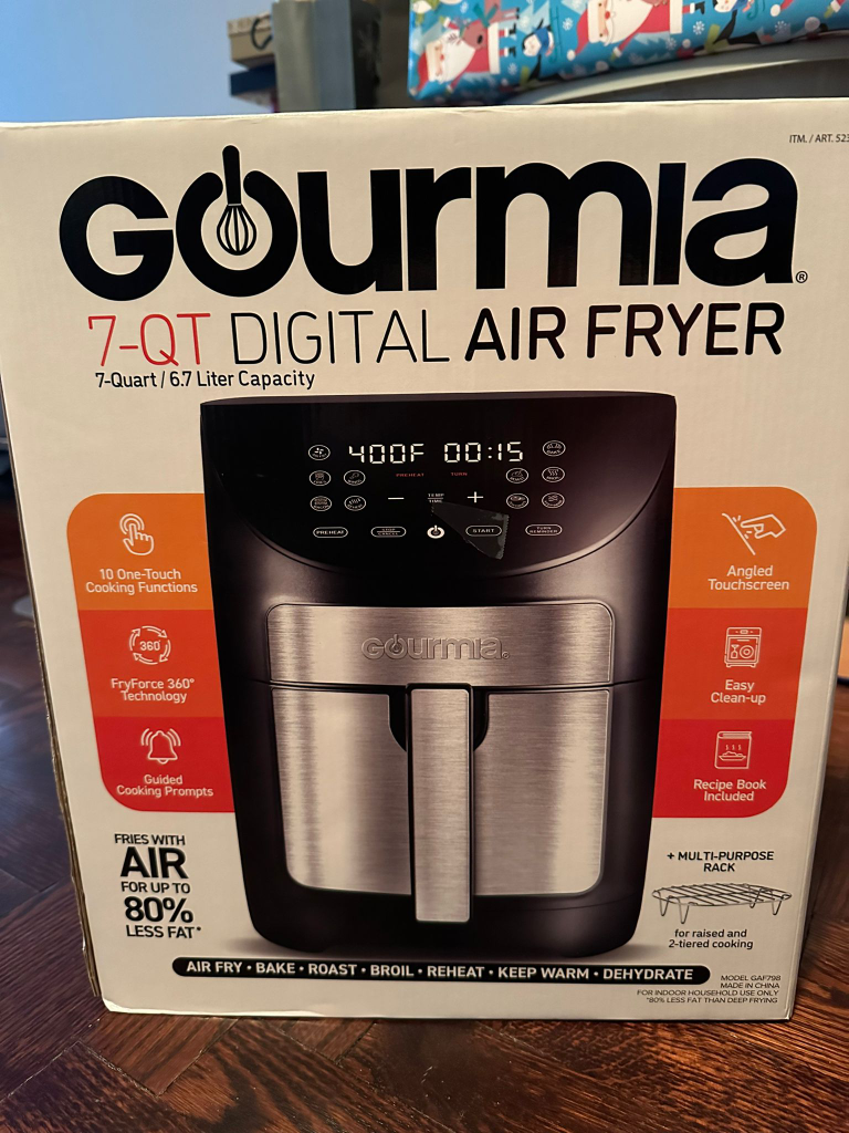 BRAND NEW in box Gourmia 7 QT Air Fryer thumbnail