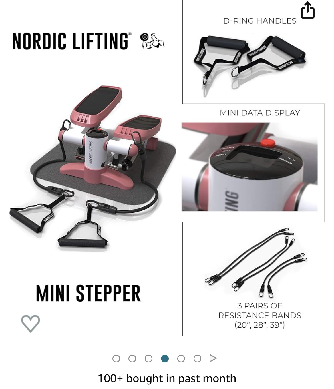 Nordic lifting mini stepper - photo 5