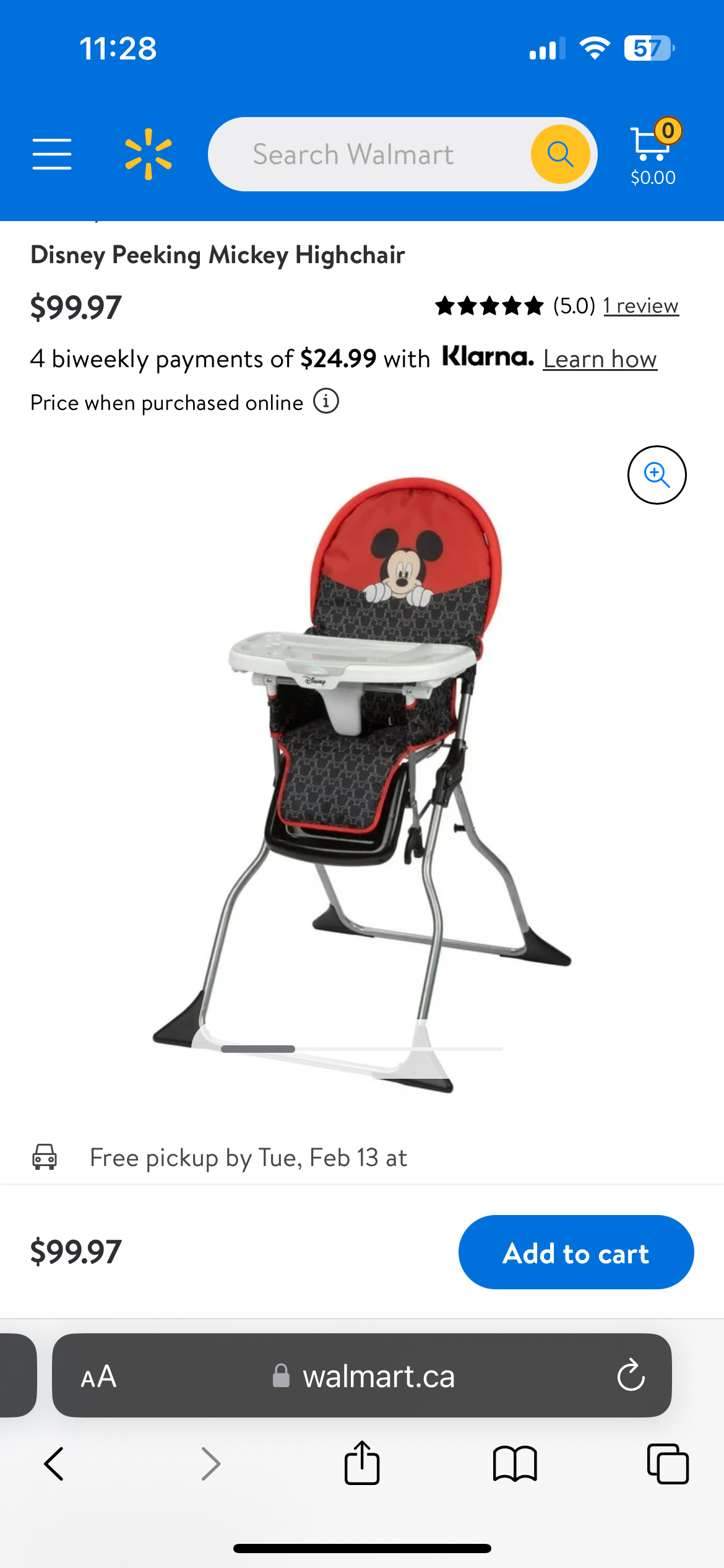 Disney High Chair