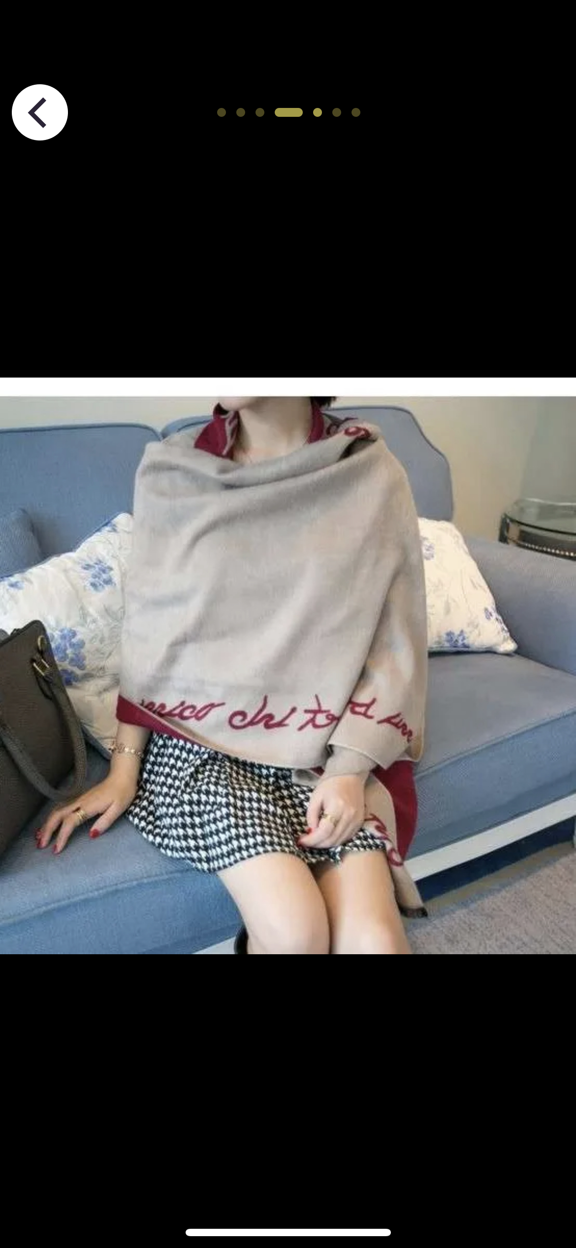 Cashmere Wool Scarf 🥕 image indicator(4)