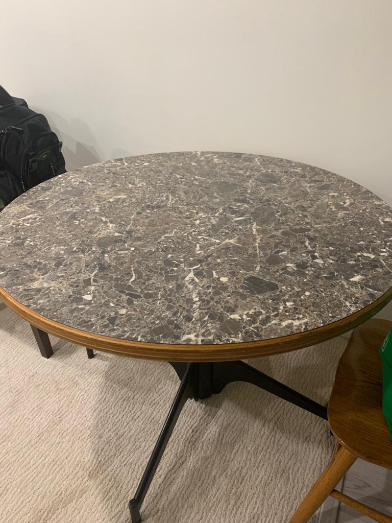 Dinning table set with 2 chairs - photo 2