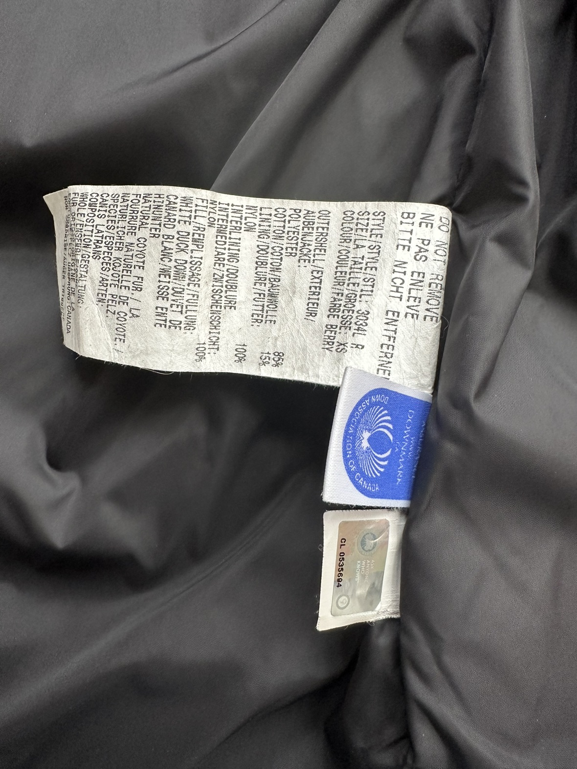Canada Goose Down Parka Women’s XS Like New - photo 4