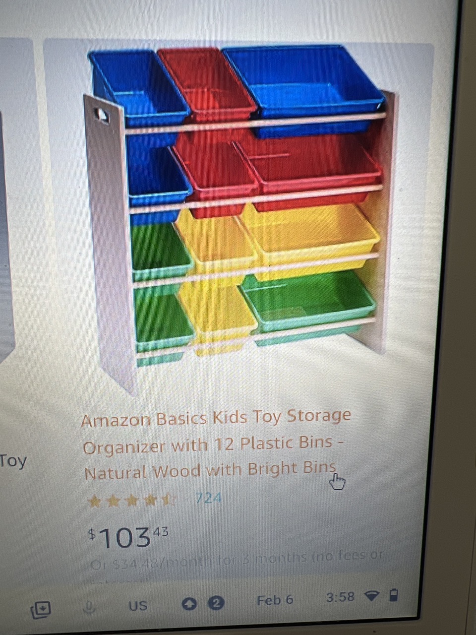 Children’s toy organizer - photo 3