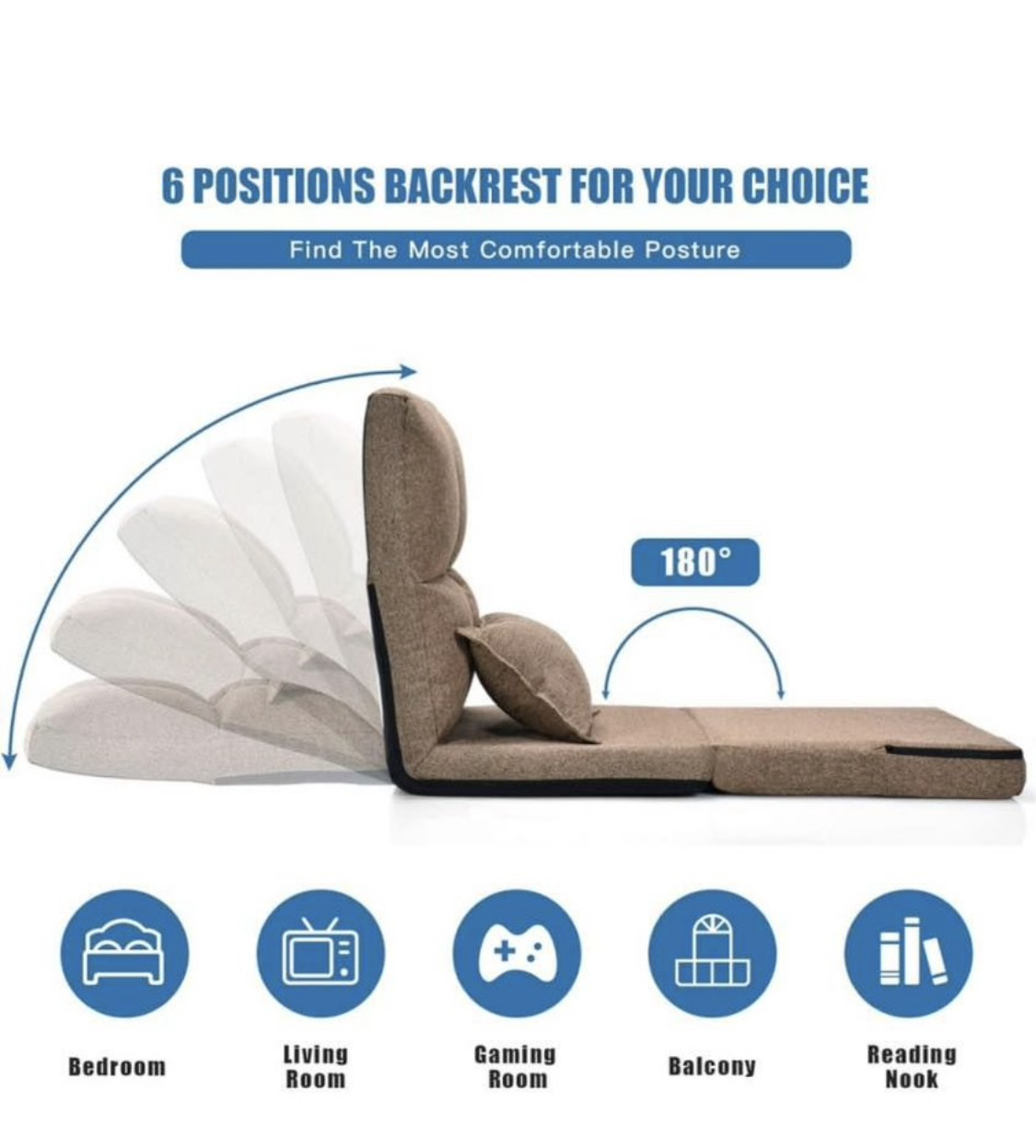 Triple Fold Down Sofa Bed. - photo 4