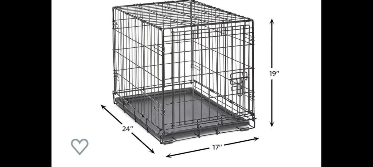 Foldable pet cage, 2 doors thumbnail