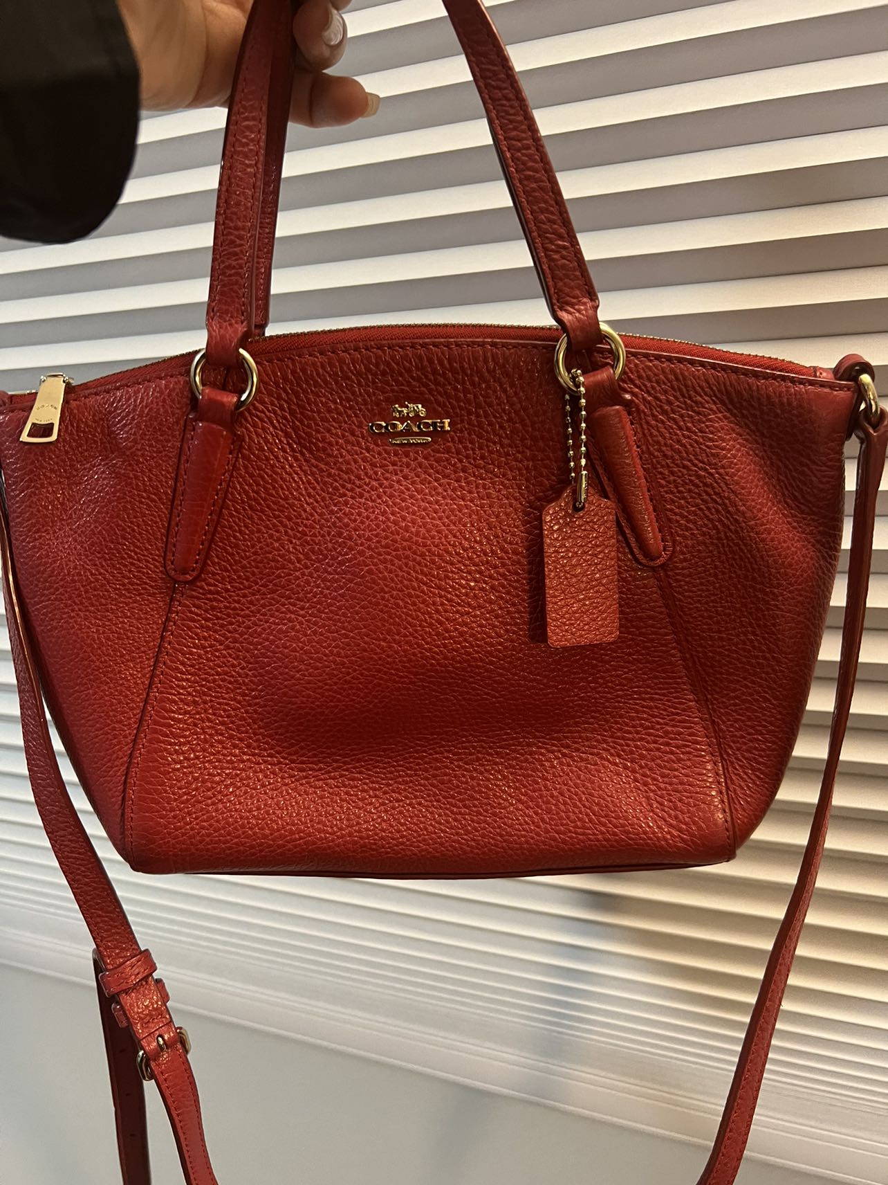 Coach red bag thumbnail