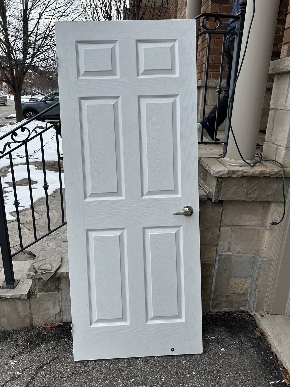 6 Panel White Door - 32” x 80”